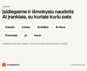 Dirbtinio intelekto sprendimai - Ai mokymai: tavo svetainė ar programėlė per kelias dienas - 3