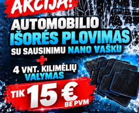 Cheminis salono valymas - Automobiliu plovykla variklių plovimas i&scaron; vir&scaron;aus ir apačios - 2