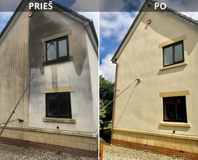 Stogų ir lietvamzdžių valymas - Fasadų, stogų ir trinkelių plovimas visoje Lietuvoje. - 1