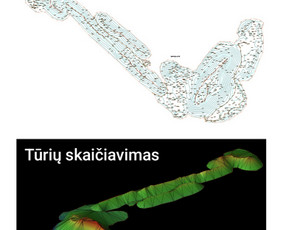 Geodeziniai matavimai - 3D reljefo modeliai ir žemės darbų tūriai - 2