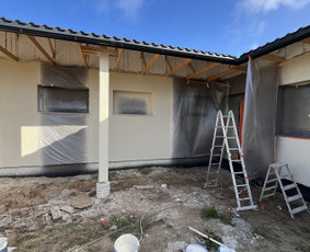 Fasadų apdaila, dažymas - Dekoratyvinio Tinko Pur&scaron;kimas Fasadų Dažymas Atnaujinimas - 1