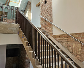 Berėmės stiklo pertvaros, plieniniai turėklai, projektavimas / Glastec stiklas, MB / Darbų pavyzdys ID 4581874