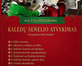 Kalėdinės programos vaikams - &Scaron;venčių animatoriai - 1