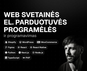 Programuotojai - Web svetainės, el. parduotuvės, programėlės ir programavimas - 1