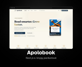 Apolobook – Next.js e. knygų parduotuvė