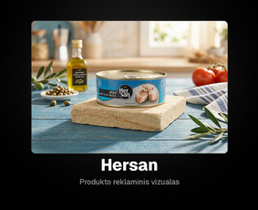 Hersan – produkto reklaminis vizualas