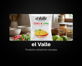 el Valle – produkto reklaminis vizualas