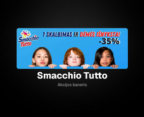 Smacchio Tutto – akcijos baneris