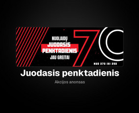 Juodasis penktadienis – akcijos anonsas