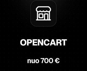El. parduotuvių kūrimas su OpenCart - Web svetainės, el. parduotuvės, programėlės ir programavimas - 1