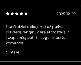 Renginiai, &scaron;ventės - Protmū&scaron;ių organizavimas, vedimas, Mafija ir kitos pramogos - 4