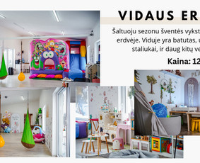Vaikų žaidimų kambariai - Erdvė vaikų &scaron;ventėms - 1