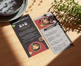 Kavinių ir restoranų meniu maketavimas - Spaudos maketavimas - Logotipai - Iliustracijos - Paveikslai - 2
