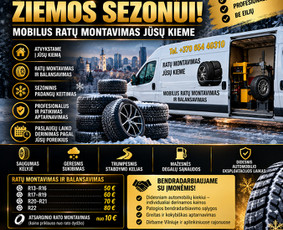 Mobilus padangų montavimas - Ratų montavimas Jūsų kieme - 2