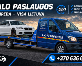 Automobilių pervežimas, transportavimas - Pagalba kelyje - 1