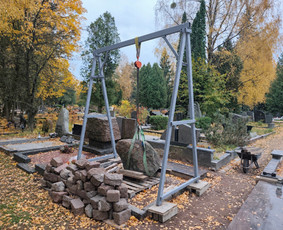 Kapų tvarkymas, priežiūra - Kapaviečių įrengimas, kapaviečių restauracija - 2