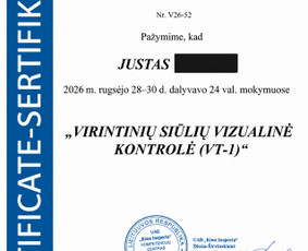 Metalo gaminiai, suvirintojai - Tig, Mig/mag, Mma suvirinimas ir vamzdynų montavimas. - 3