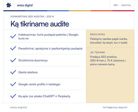 SEO optimizavimas - Seo ir Di paie&scaron;ka už 350 &euro;/mėn. su garantija - 1