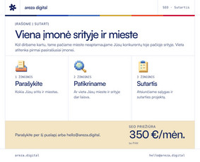 SEO paslaugos - Seo ir Di paie&scaron;ka už 350 &euro;/mėn. su garantija - 2