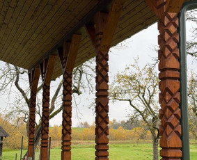 Statybos darbai - Medinių namų dažymas &ndash; premium kokybė. - 4
