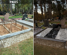Kapų tvarkymas, priežiūra - Angelų vizija - kapų tvarkymas - 1