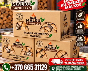 Malkos: gamyba, pristatymas - Malkos Mai&scaron;eliuose Ta pacia diena - 3