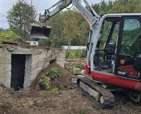 Statybos, apdaila - Mini Ekskavatorius Paslaugos 3.5t - 1