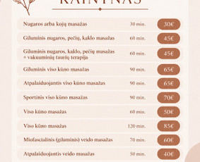 Atpalaiduojantis nugaros masažas - Giluminiai, gydomieji, sportiniai masažai Klaipėdoje - 1