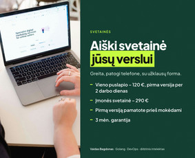 Svetainių kūrimas - Svetainės, programėlės, sistemos &ndash; greitai ir kokybi&scaron;kai - 2