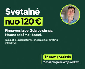 Programuotojai - Svetainės, programėlės, sistemos &ndash; greitai ir kokybi&scaron;kai - 1
