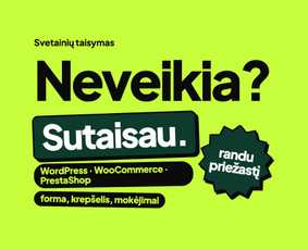 Internetas, IT - Svetainės, programėlės, sistemos &ndash; greitai ir kokybi&scaron;kai - 3