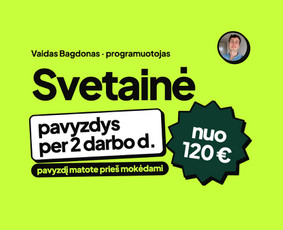 Svetainių kūrimas - Svetainės, programėlės, sistemos &ndash; greitai ir kokybi&scaron;kai - 1