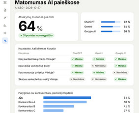 Interneto svetainių kūrimas - Dimato - Kad jus rastų ne tik Google, bet ir Chatgpt. - 1