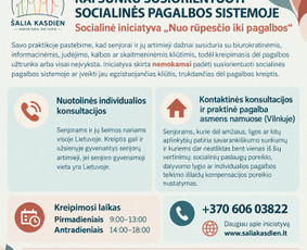 Slaugytojai - Socialinė pagalba senyvo amžiaus / neįgaliam žmogui - 2