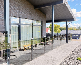 Stiklo konstrukcijos, montavimas - Nestandartinių du&scaron;ų, led veidrodžių, terasų, stiklinimas. - 2