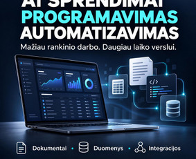 Dirbtinio intelekto sprendimai - Ai sprendimai, programavimas ir procesų automatiza - 1