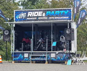Mobili lauko scena + garsas + šviesos. Nuo 880 €/projekta / RIDE and PARTY / Darbų pavyzdys ID 4595728