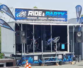 Mobili lauko scena + garsas + šviesos. Nuo 880 €/projekta / RIDE and PARTY / Darbų pavyzdys ID 4595730