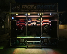 Mobili lauko scena + garsas + šviesos. Nuo 880 €/projekta / RIDE and PARTY / Darbų pavyzdys ID 4595764