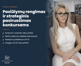 Viešųjų pirkimų pasiūlymų rengimas ir konkursų analizė / PROJEKTŲ PLĖTRA / Darbų pavyzdys ID 4596224