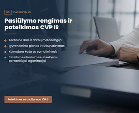 Viešųjų pirkimų pasiūlymų rengimas ir konkursų analizė / PROJEKTŲ PLĖTRA / Darbų pavyzdys ID 4596230