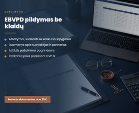 Viešųjų pirkimų pasiūlymų rengimas ir konkursų analizė / PROJEKTŲ PLĖTRA / Darbų pavyzdys ID 4596284