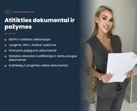 Viešųjų pirkimų pasiūlymų rengimas ir konkursų analizė / PROJEKTŲ PLĖTRA / Darbų pavyzdys ID 4596308