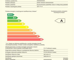 Energetinio naudingumo sertifikatas - Energetinio naudingumo sertifikatai - 1 Energetinio naudingumo sertifikatai - Energetinio naudingumo sertifikatas - 1