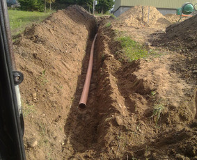 Inžinerinių tinklų įrengimas - Agminta. Aplinkos tvarkymas. Visi žemės darbai. - 1