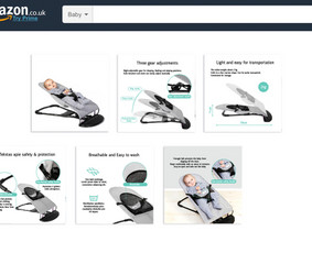 Produkto ir jo ikonografijos paruošimas Amazon prekybai pagal Amazon reikalavimus.