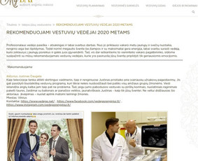 Renginių vedėjas (Tv aktorius) // Lt / En - Vestuvių šventės vedimas - 2 Vestuvių šventės vedimas - Renginių vedėjas (Tv aktorius) // Lt / En - 2