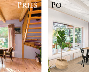 Prieš ir po. Svetainės projektas.