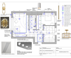 Ap&scaron;vietimo projektavimas - Interjero dizainerė, techniniai brėžiniai meistrams, 3d - 2