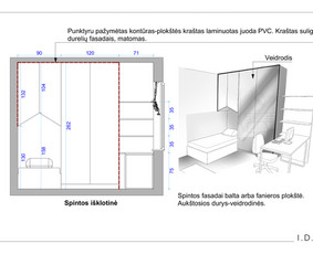 Interjero kūrimas - Interjero dizainerė, techniniai brėžiniai meistrams, 3d - 2